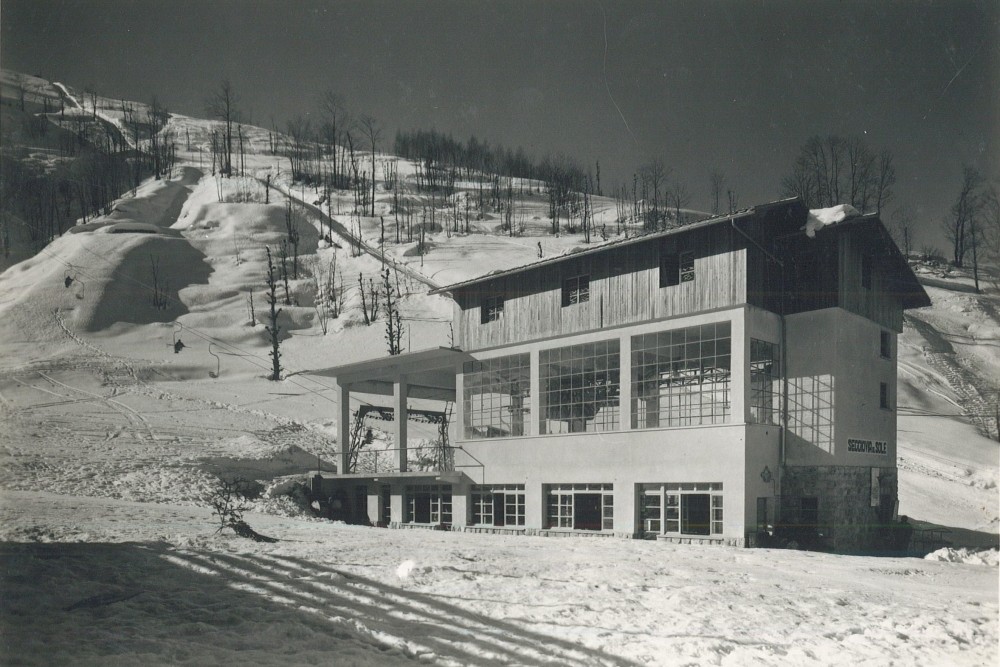 Télésiège du Sole - station de Départ - années 60